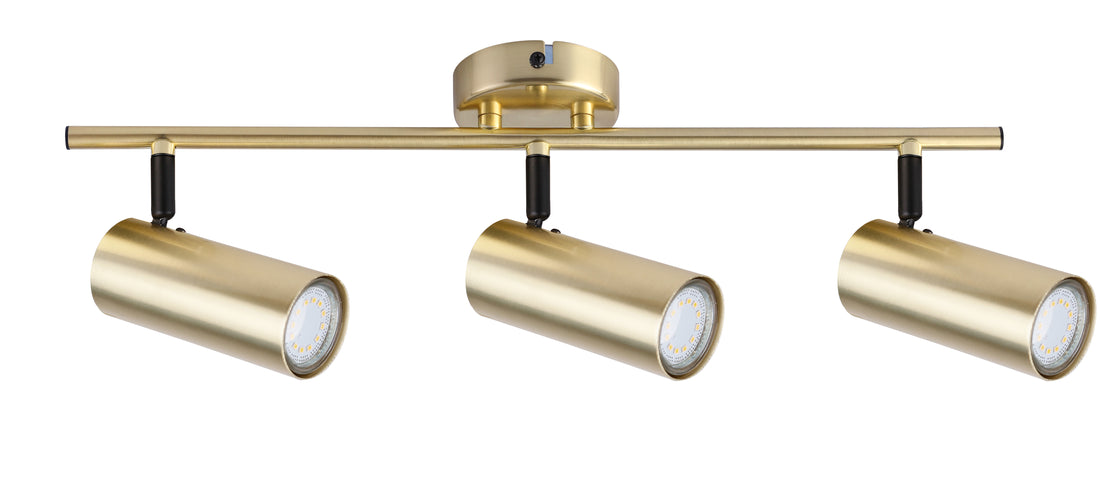 Plafonnier 3 Lampes Acier GU10 · Colly