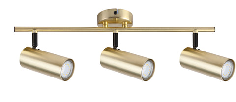 Plafonnier 3 Lampes Acier GU10 · Colly