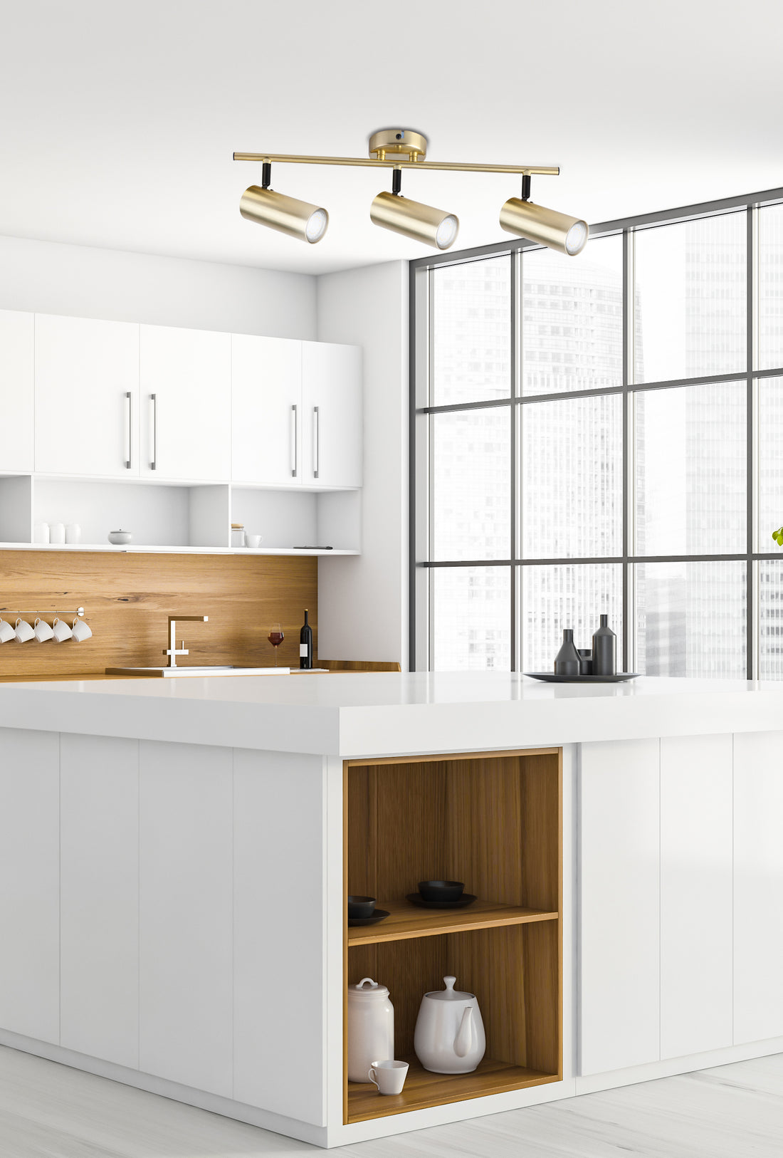 Plafonnier 3 Lampes Acier GU10 · Colly · photo 3