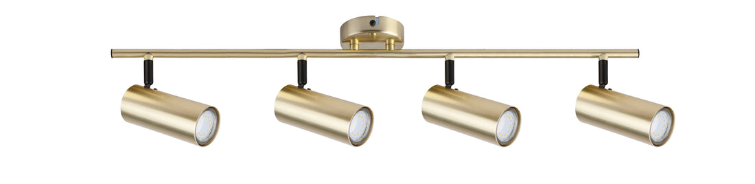 Plafonnier 4 Lampes Acier GU10 · Colly