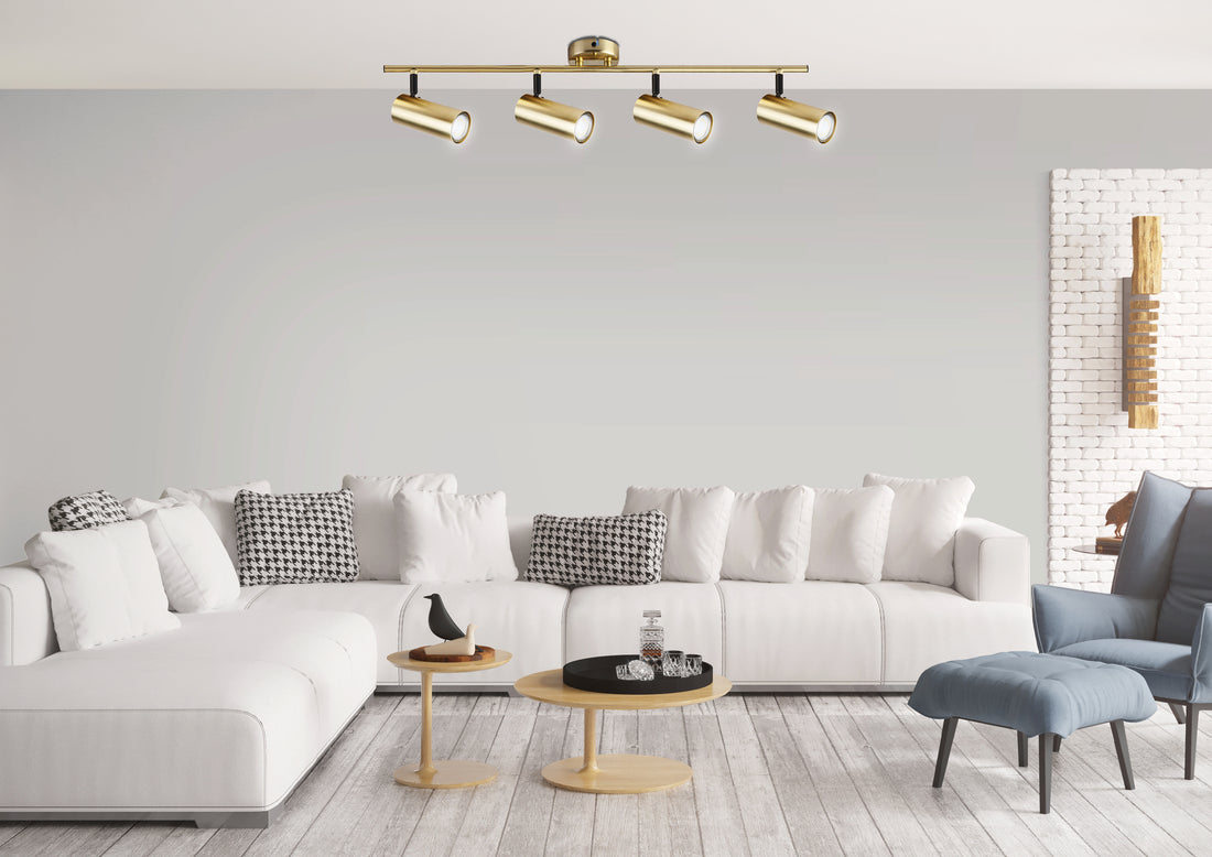 Plafonnier 4 Lampes Acier GU10 · Colly · photo 4