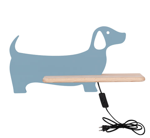Applique murale LED Bois Bleu · Dog