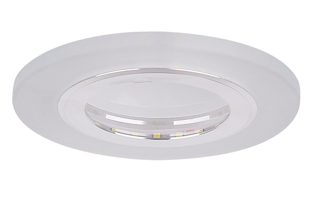 Spot 2 Lampes LED Verre Argenté · Ssp