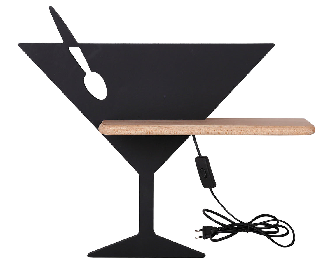 Applique murale LED Bois Noir · Piccolo