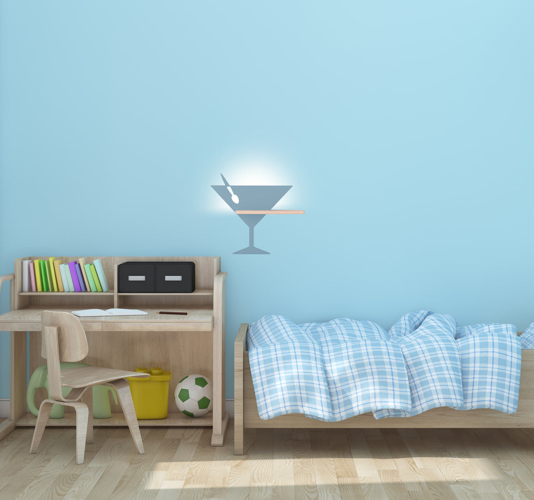 Applique murale LED Bois Bleu · Piccolo · photo 2