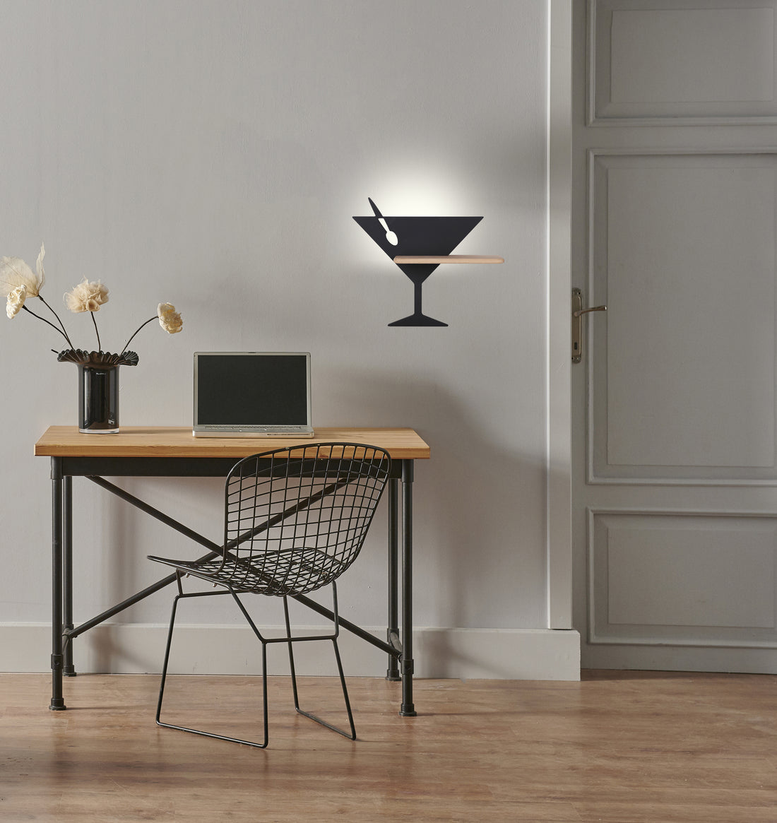 Applique murale LED Bois Noir · Piccolo · photo 2