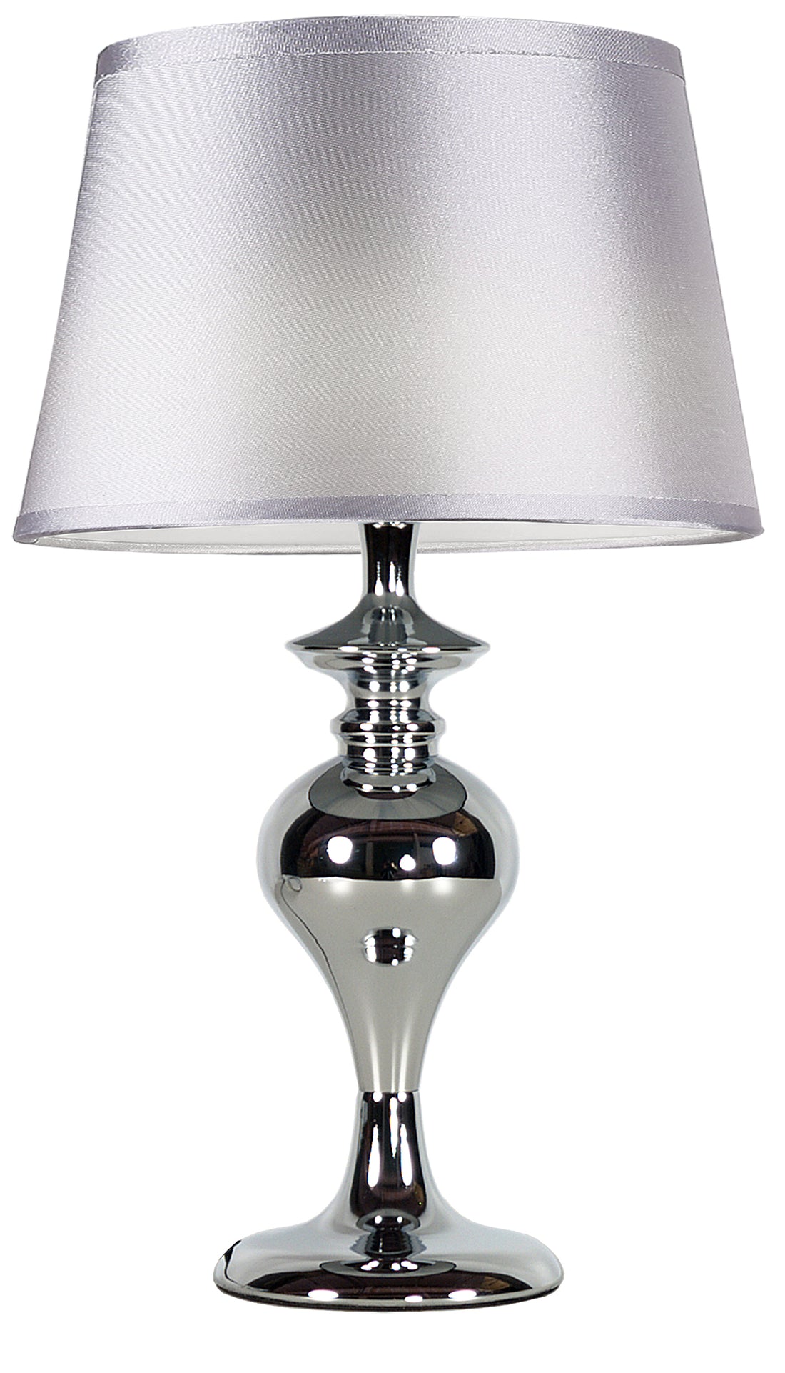Lampe à poser Acier Tissu Chromé · Prima