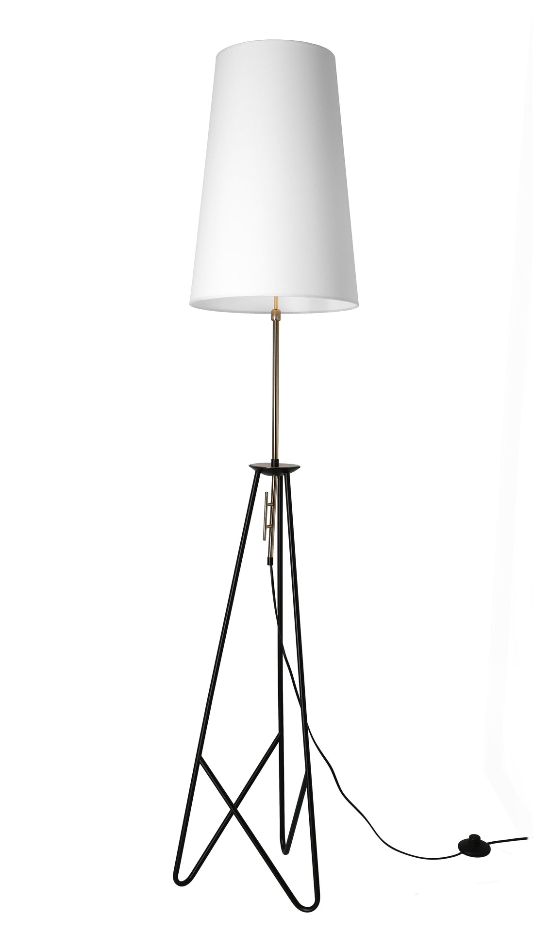 Lampadaire Acier Tissu · Taflo