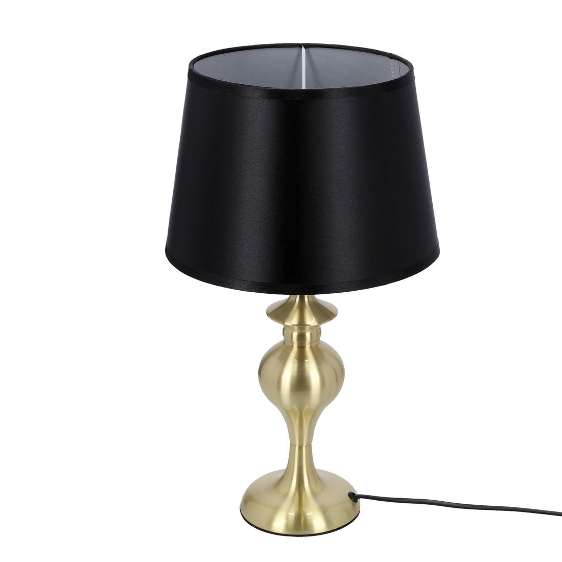 Lampe à poser Acier Tissu Doré · Prima · photo 3