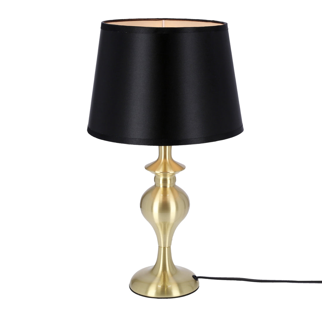 Lampe à poser Acier Tissu Doré · Prima · photo 4
