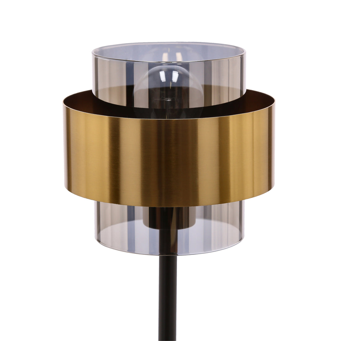 Lampe à poser Acier Verre E27 · photo 3