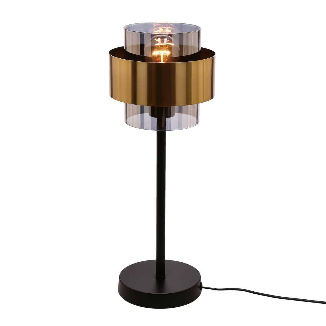 Lampe à poser Acier Verre E27 · photo 4