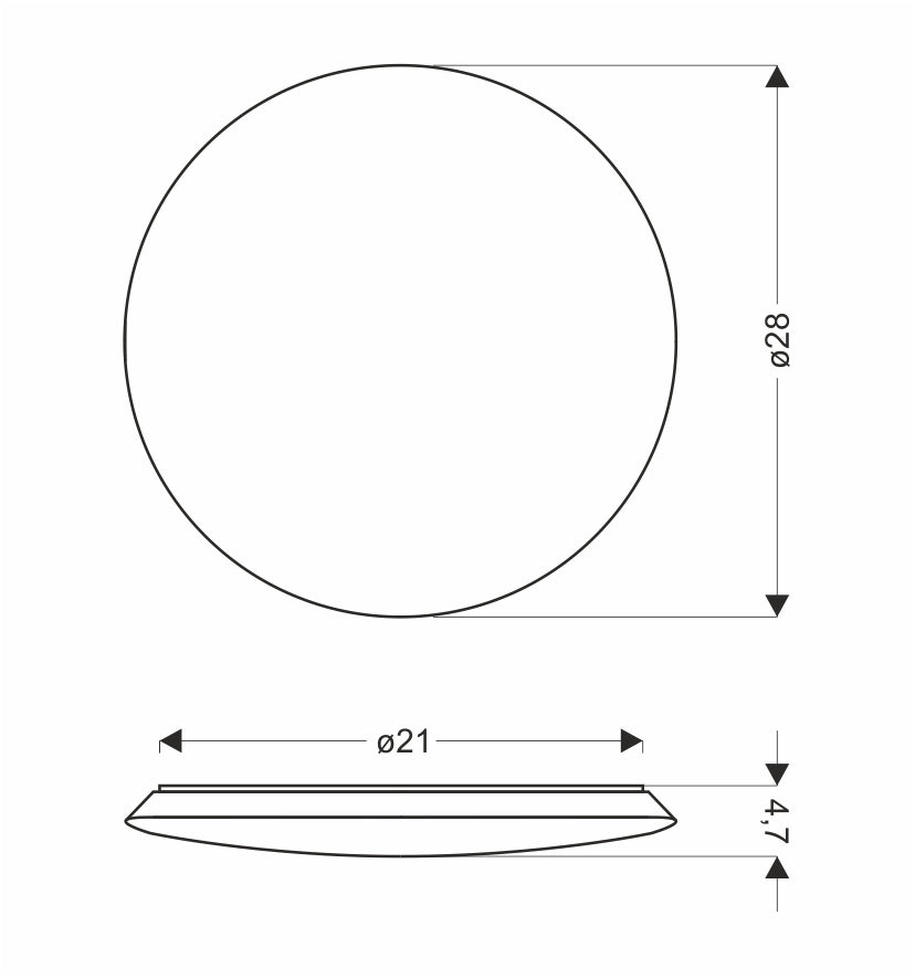 Plafonnier LED Acier Composite Blanc · Juno · photo 4