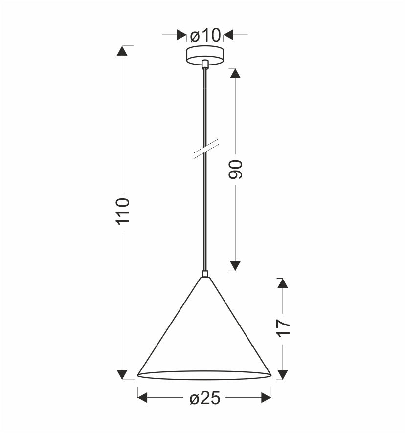 Suspension Chêne E27 · photo 3