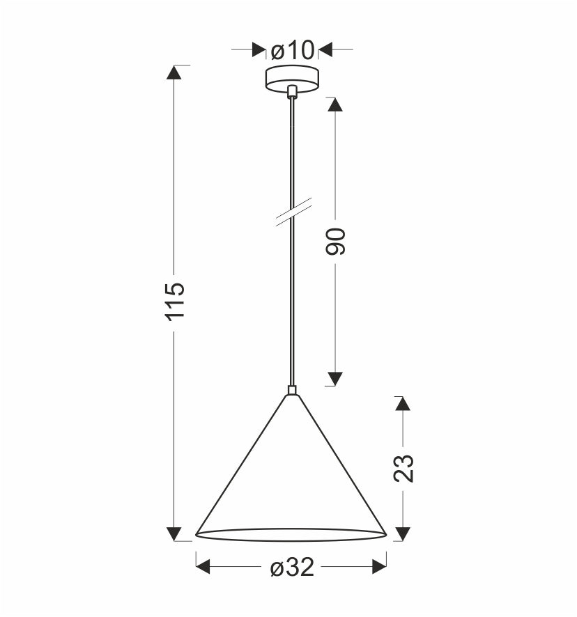 Suspension Chêne E27 · photo 3