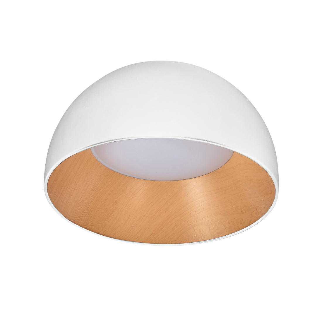 Plafonnier LED Acier Composite Blanc · Liguria