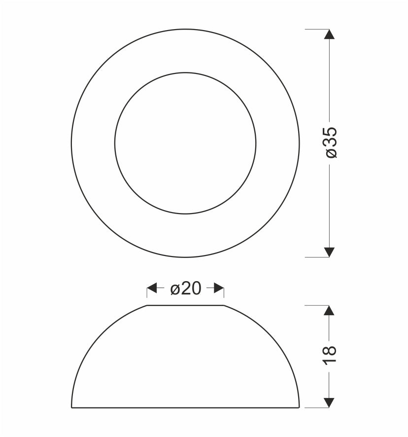 Plafonnier LED Acier Composite · photo 3
