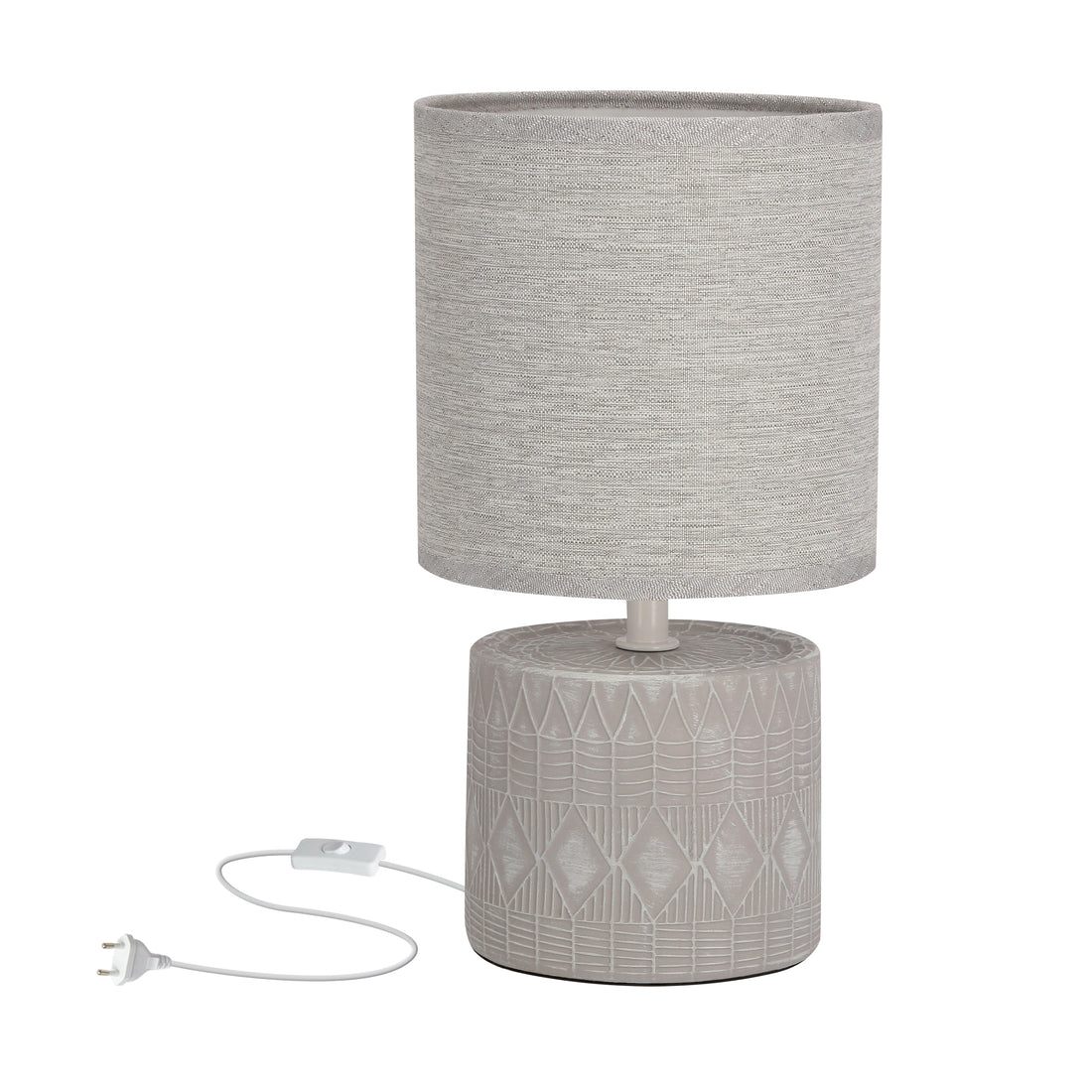 Lampe à poser Tissu Céramique · Dina