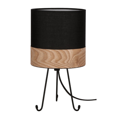 Lampe à poser Acier Tissu E14