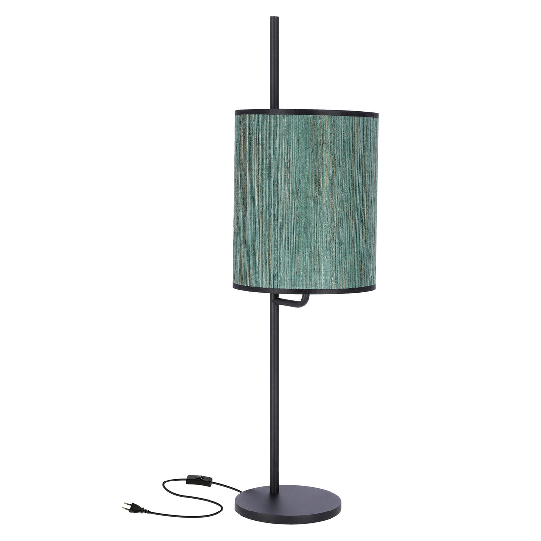 Lampe à poser Acier Tissu E27 · Bendi