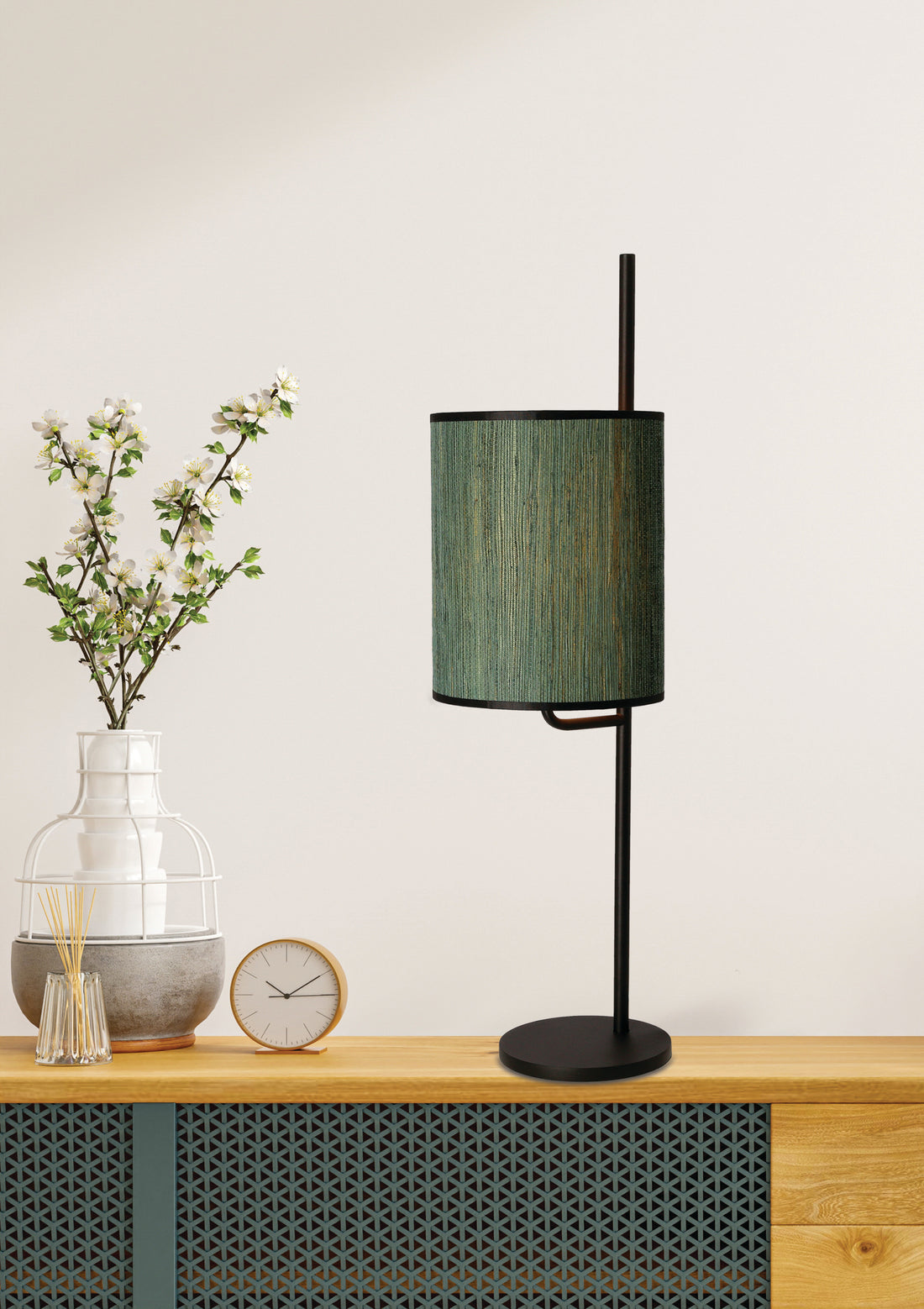 Lampe à poser Acier Tissu E27 · Bendi · photo 2