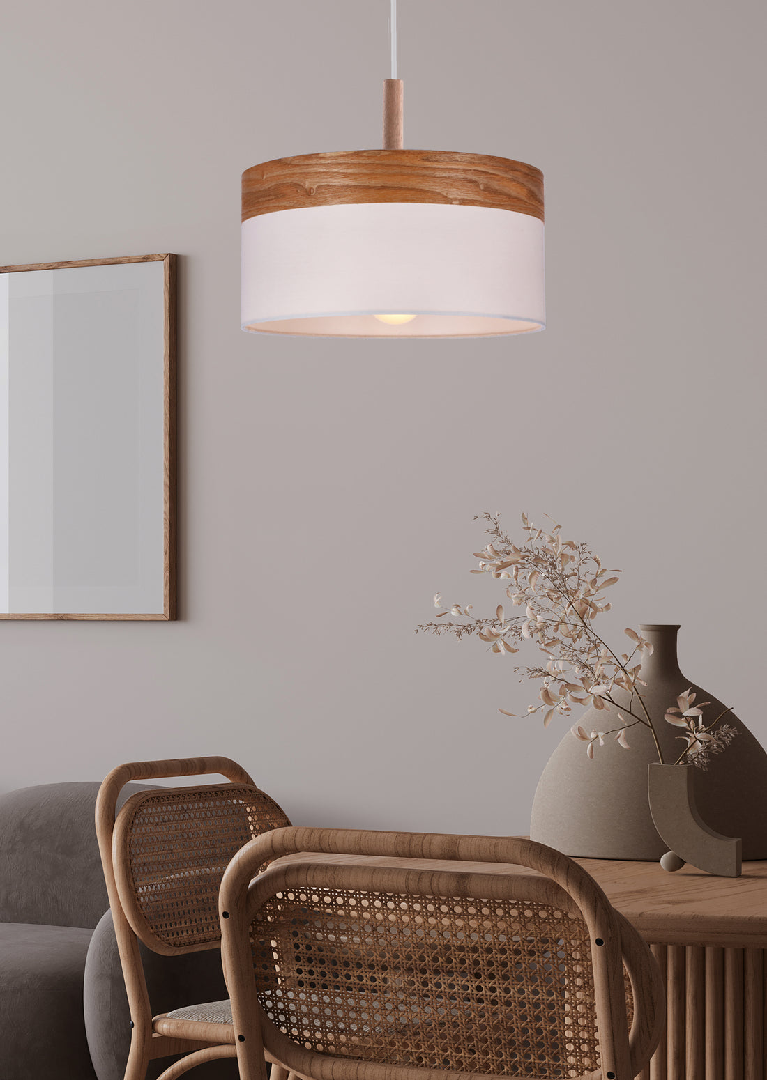 Suspension Blanc E27 · photo 2