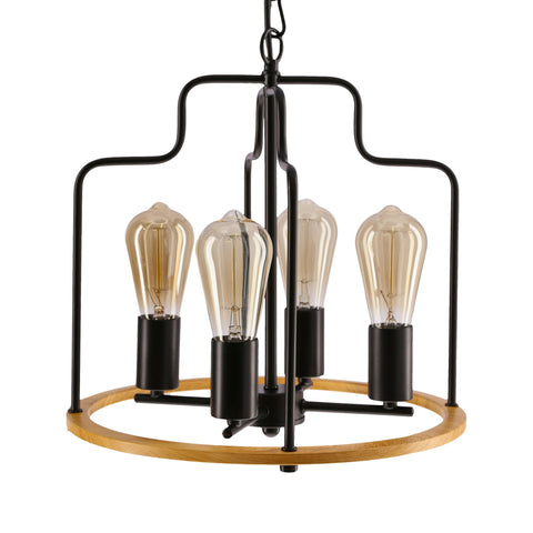 Suspension Acier Noir E14 · Datus