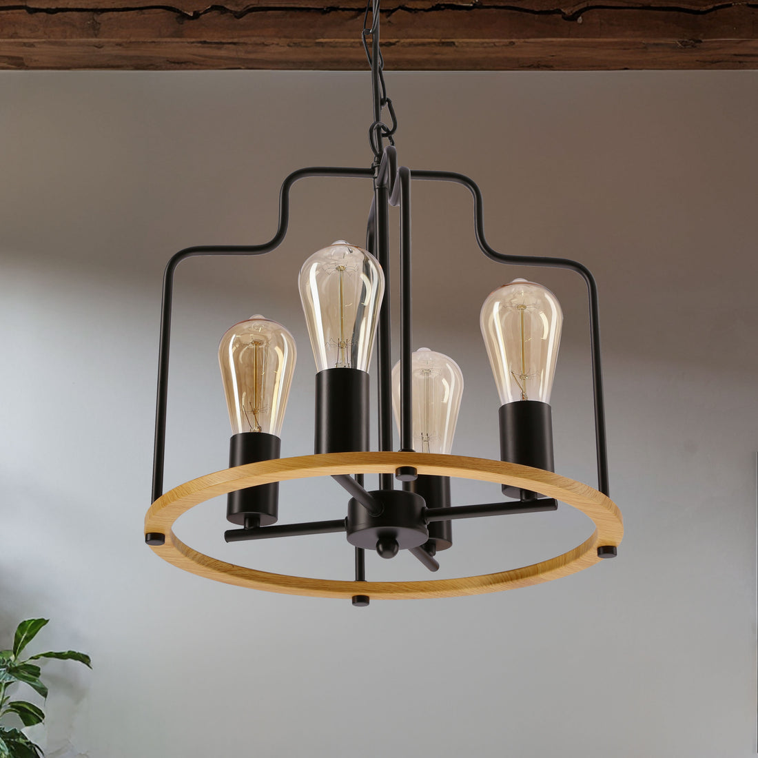 Suspension Acier Noir E14 · Datus · photo 3