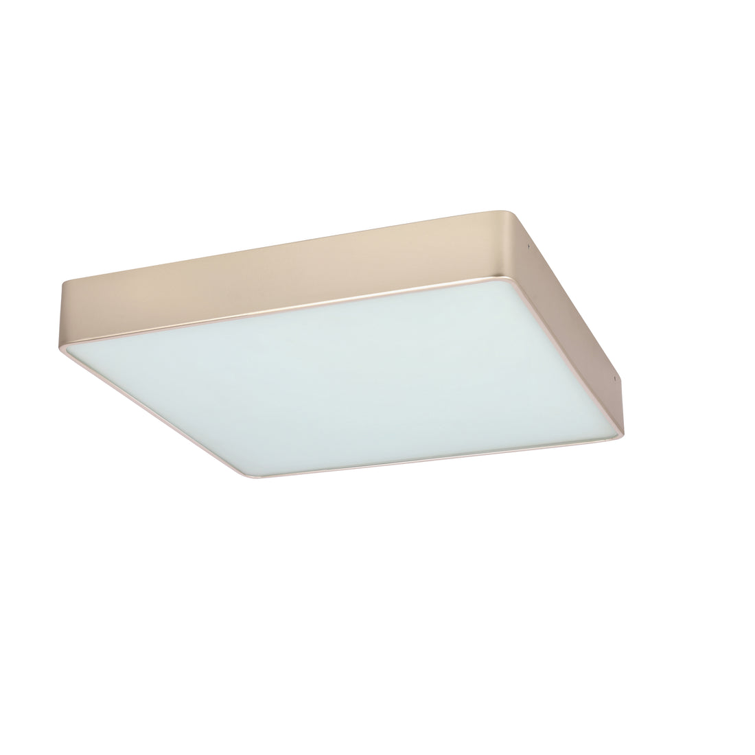 Plafonnier LED Acier Verre Pearl · Quattro