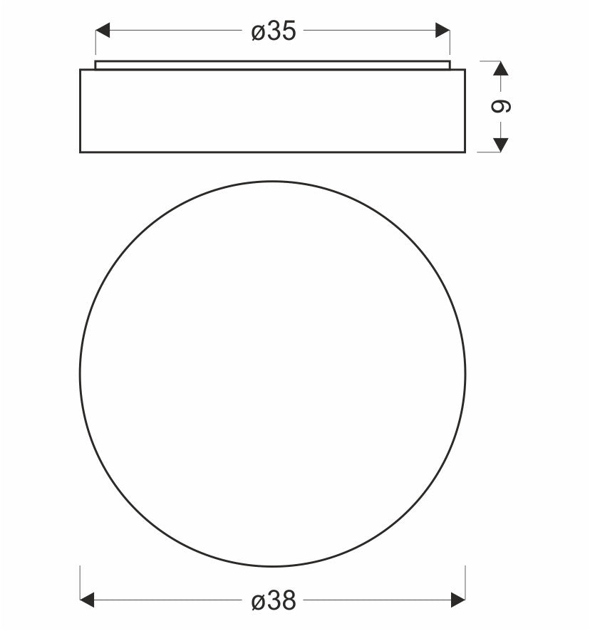 Plafonnier LED Acier Composite Blanc · Figaro · photo 5