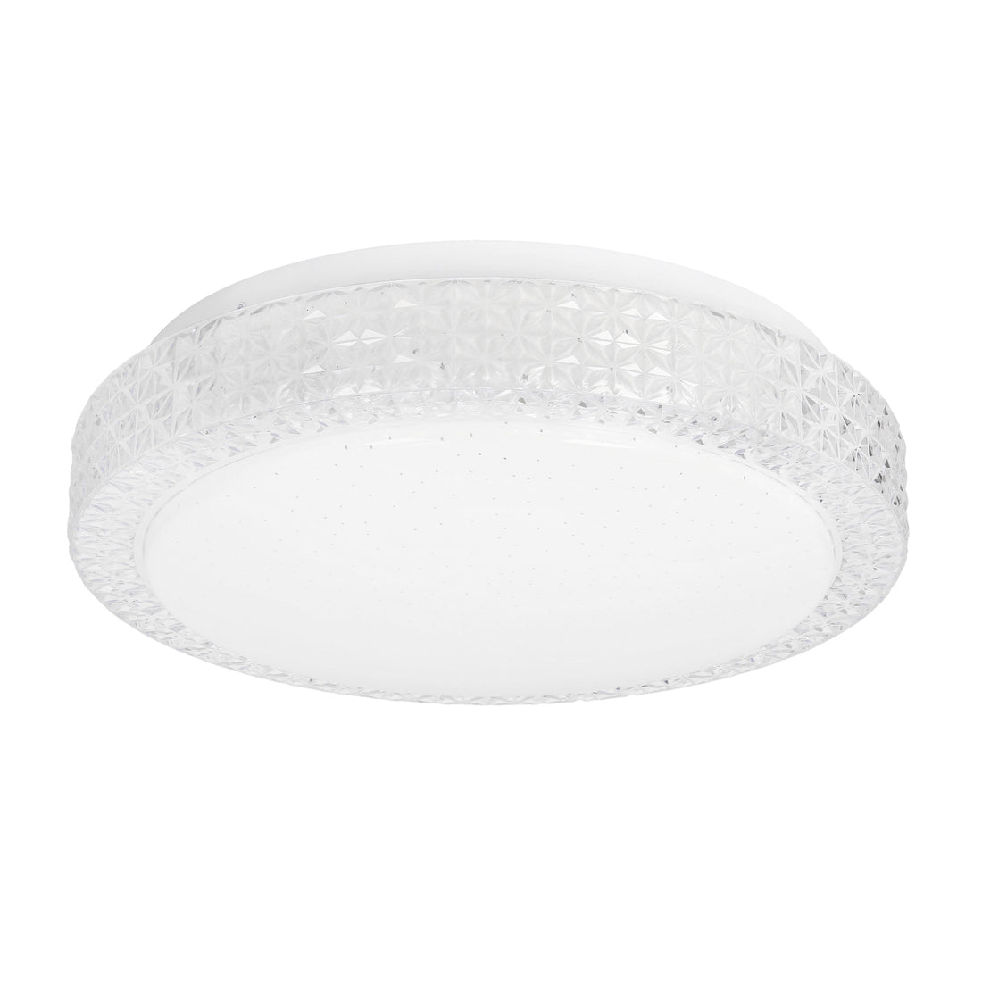 Plafonnier LED Acier Composite Blanc