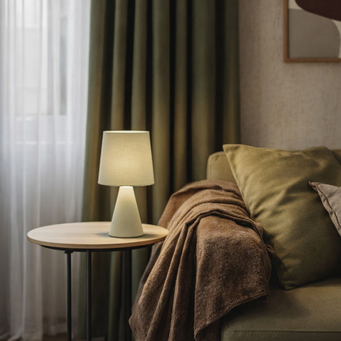 Lampe à poser Vert E14 · Satti · photo 3