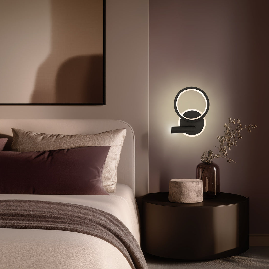 Applique murale 3 Lampes LED Noir · Monet · photo 2