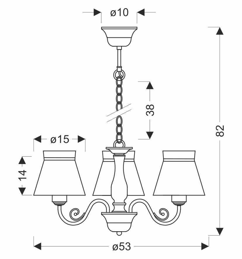 Suspension 3 Lampes Blanc et Rouge · Rozano · photo 3