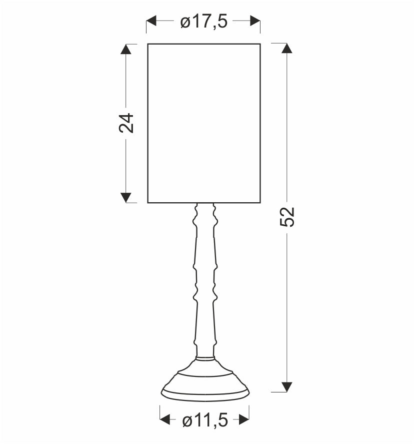 Lampe à poser Acier Tissu Gris · photo 4