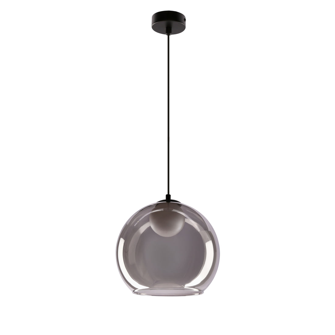 Suspension Métal Verre Fumé
