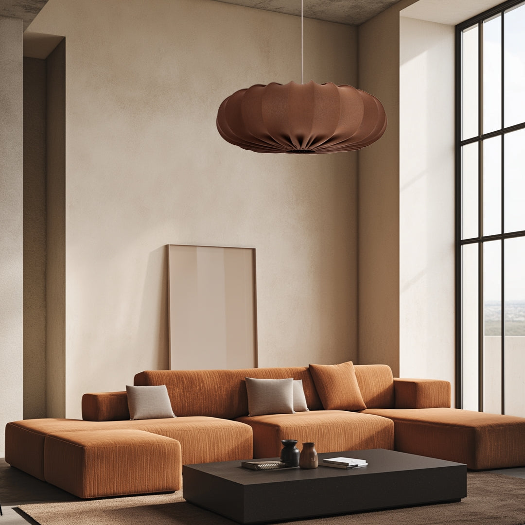 Suspension Marron E27 · Cafe · photo 3