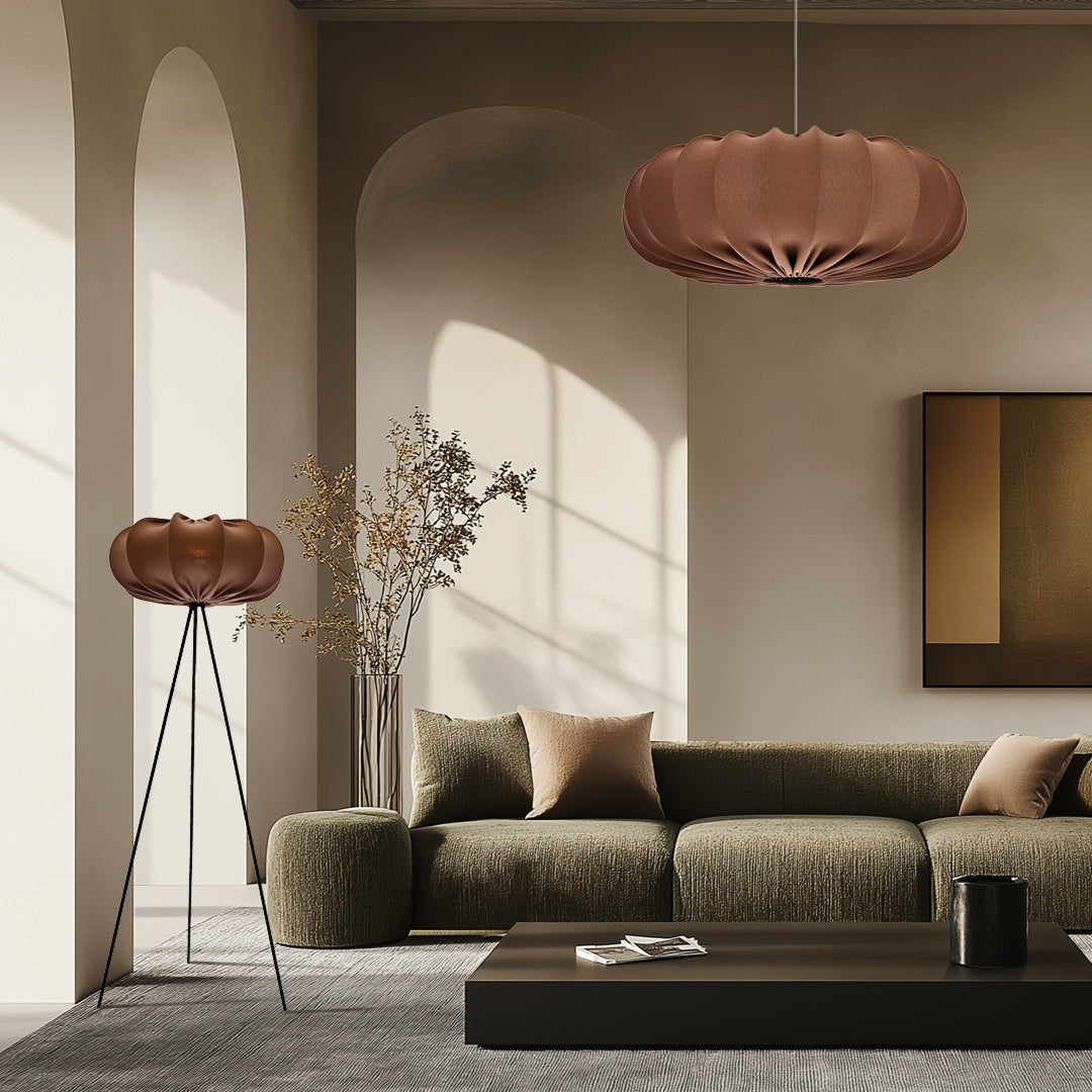 Suspension Marron E27 · Cafe · photo 4