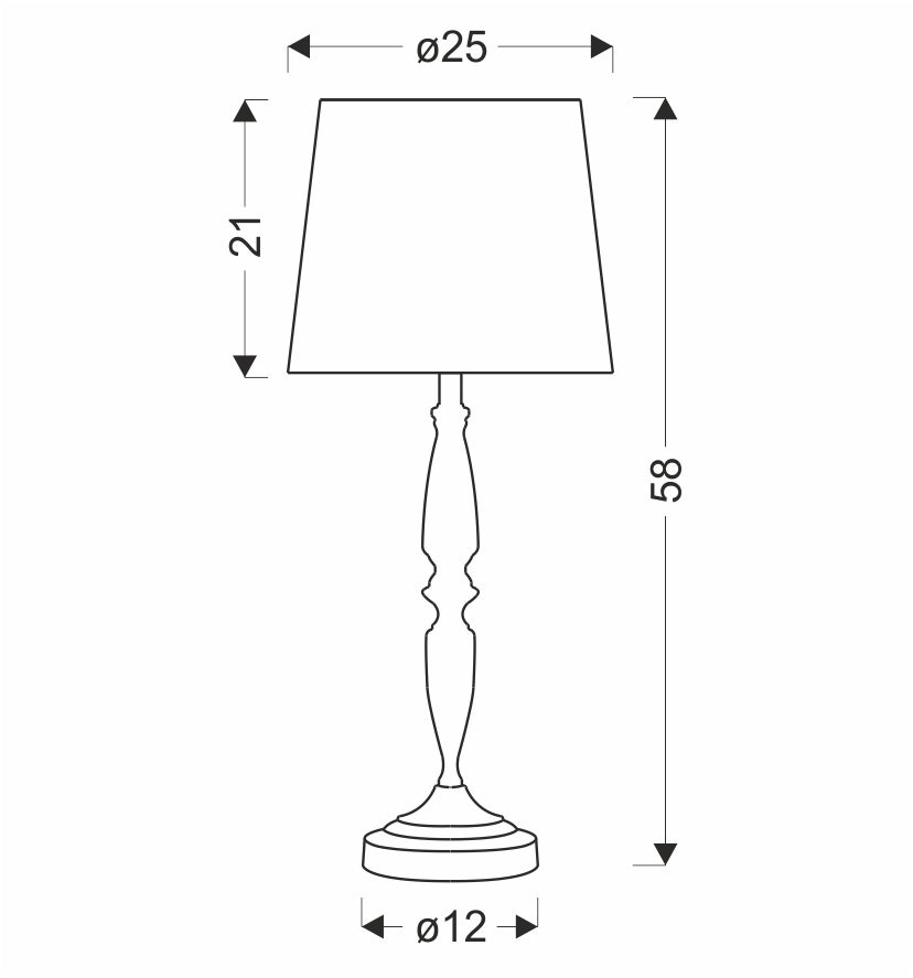 Lampe à poser Acier Tissu Gris · photo 4