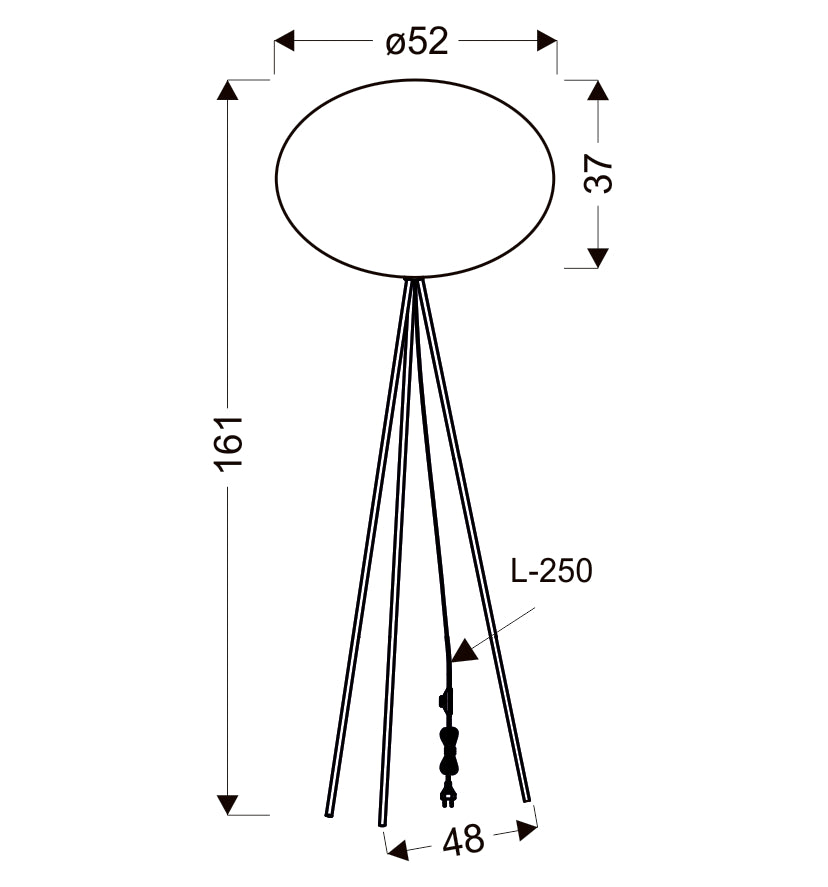 Lampadaire Acier Tissu Blanc · Mellow · photo 4
