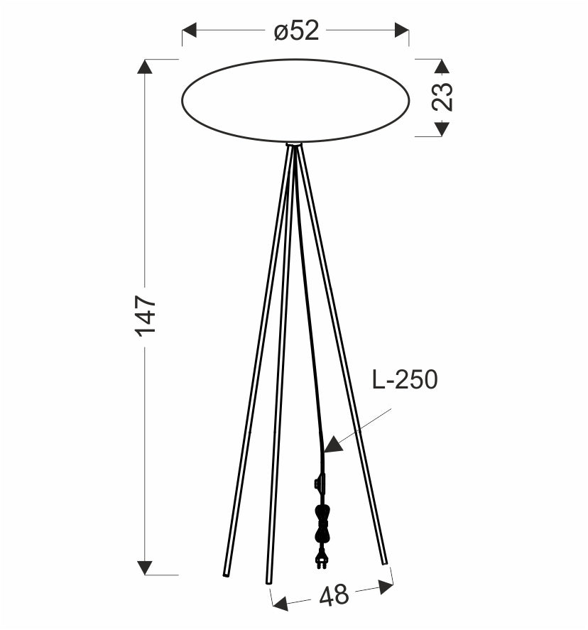 Lampadaire Acier Tissu Marron · Cafee · photo 3