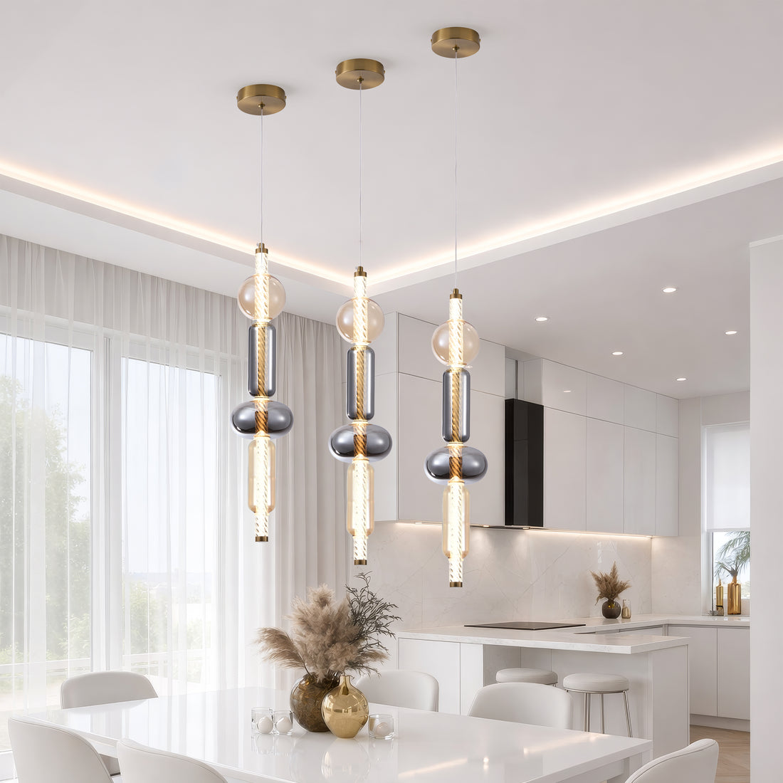 Suspension LED Doré · photo 2