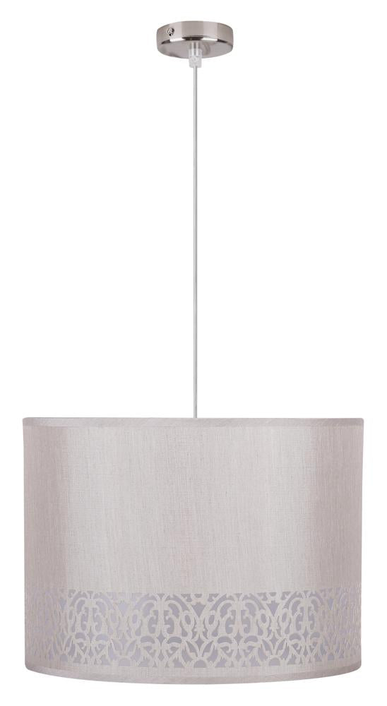 Suspension Métal Tissu Crème · Arabesca