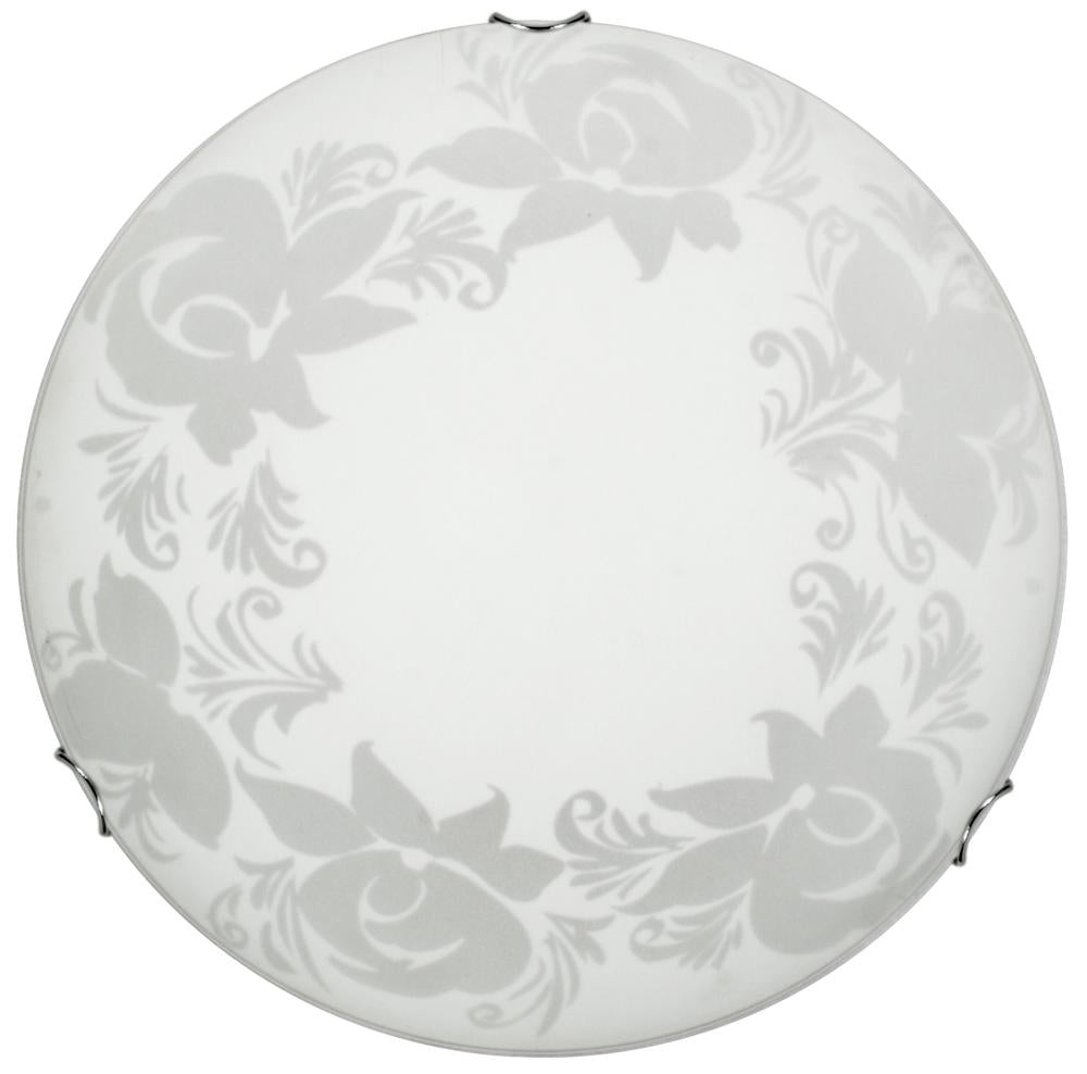 Plafonnier Acier Verre E27 · Beris