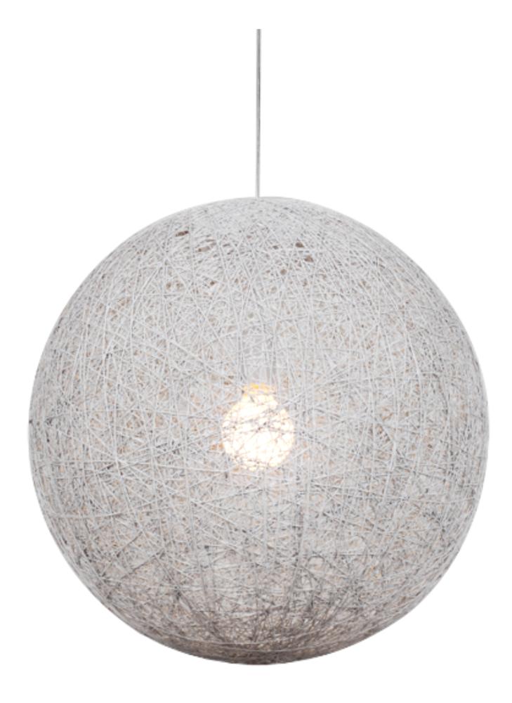 Suspension Composite Blanc E27 · Caruba