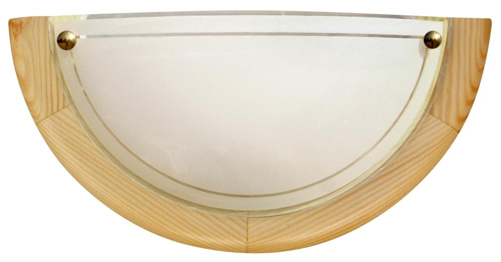 Plafonnier Acier Verre Bois Pin