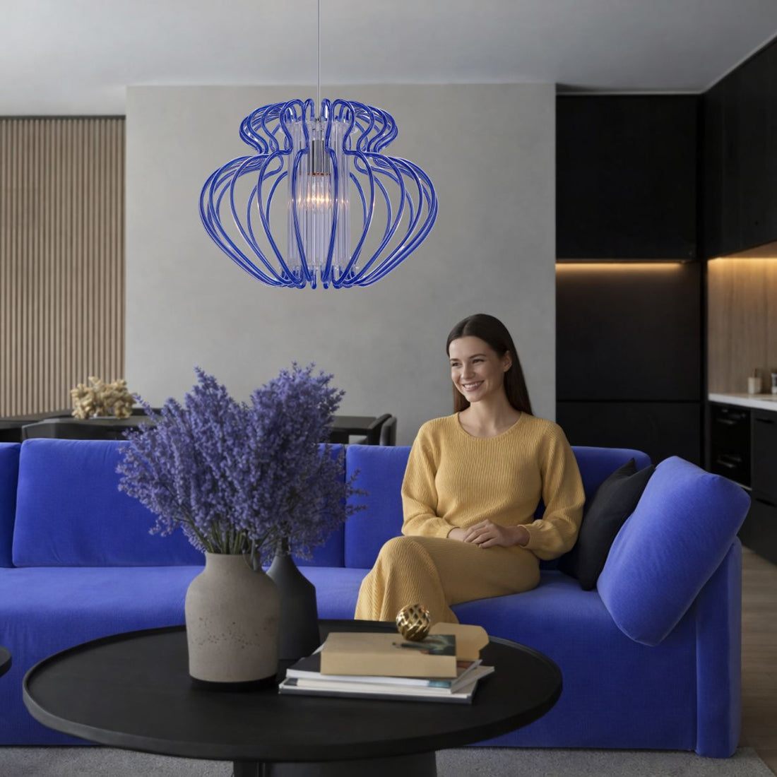 Suspension Métal Composite Bleu · Imperia · photo 3