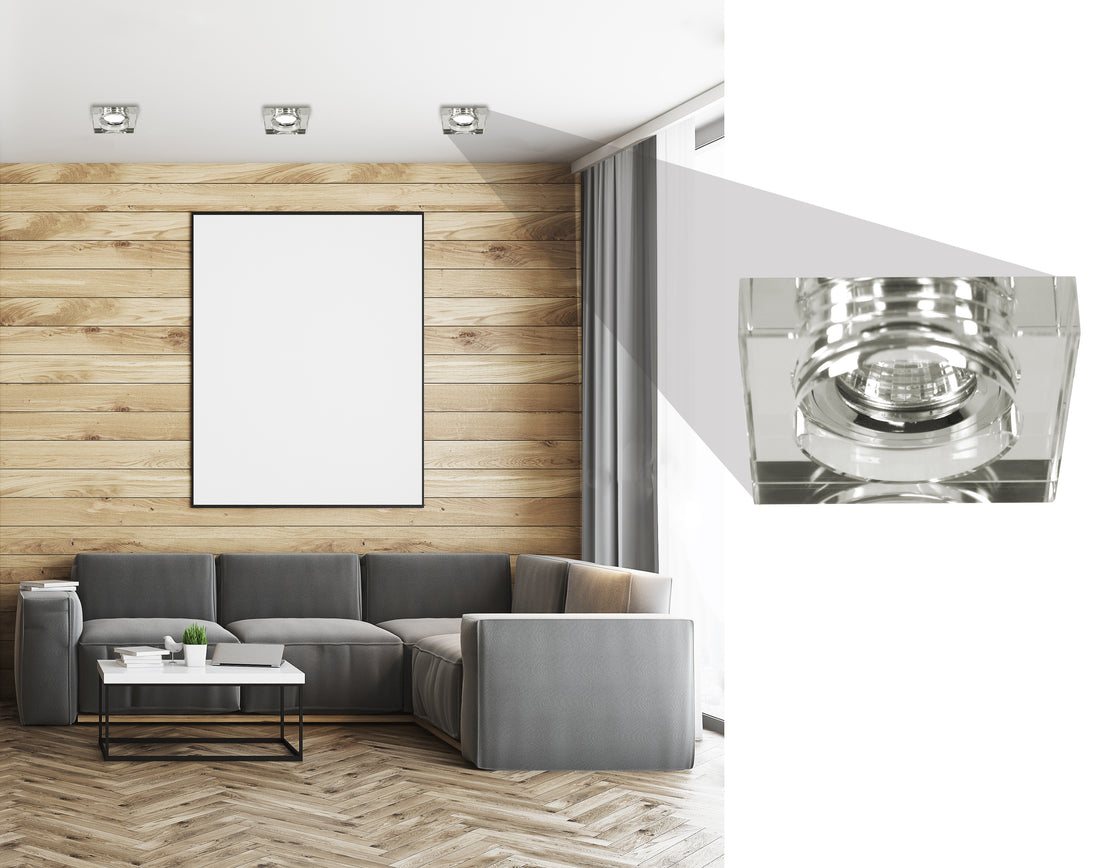 Spot Verre Chromé Transparent · photo 2