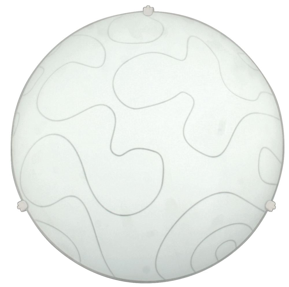 Plafonnier Acier Verre E27 · Malibu