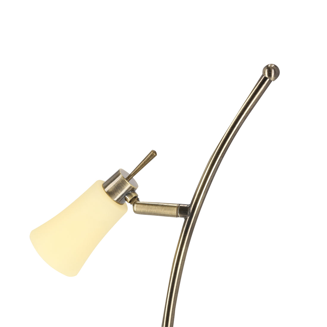 Suspension Acier Verre Antique Laiton · Kroton · photo 2